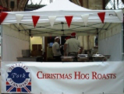 Christmas hog roast event